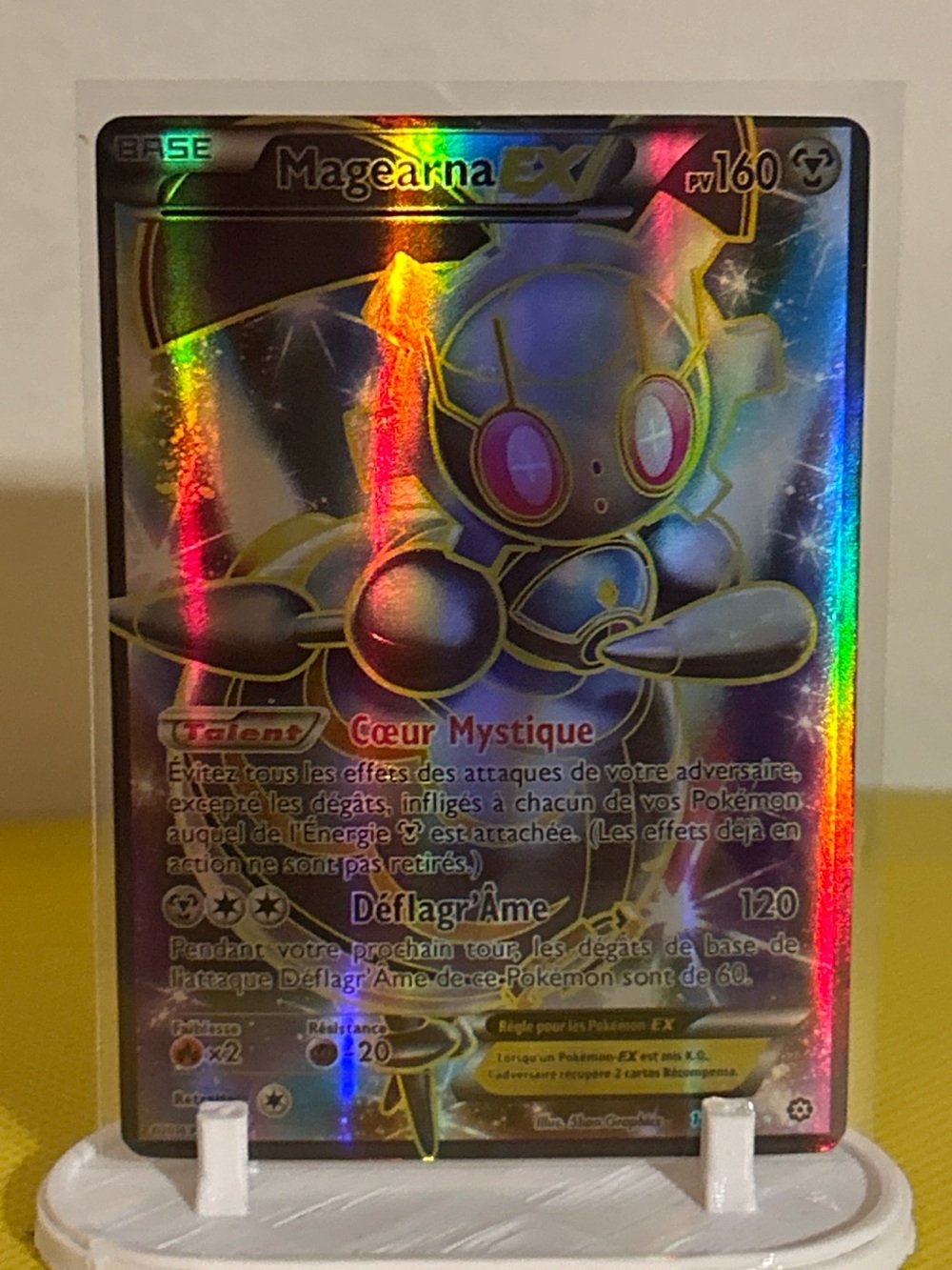 2016 Pokemon Magearna EX 110/114 Full Art Ultra Rare Steam Siege French FR